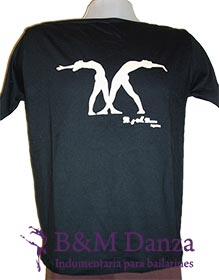 Remera estampada manga corta