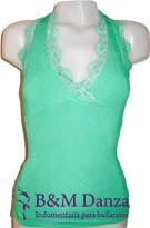 Remera marilyn con puntilla