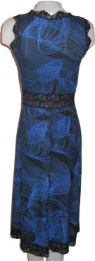 Vestido escote  V atras